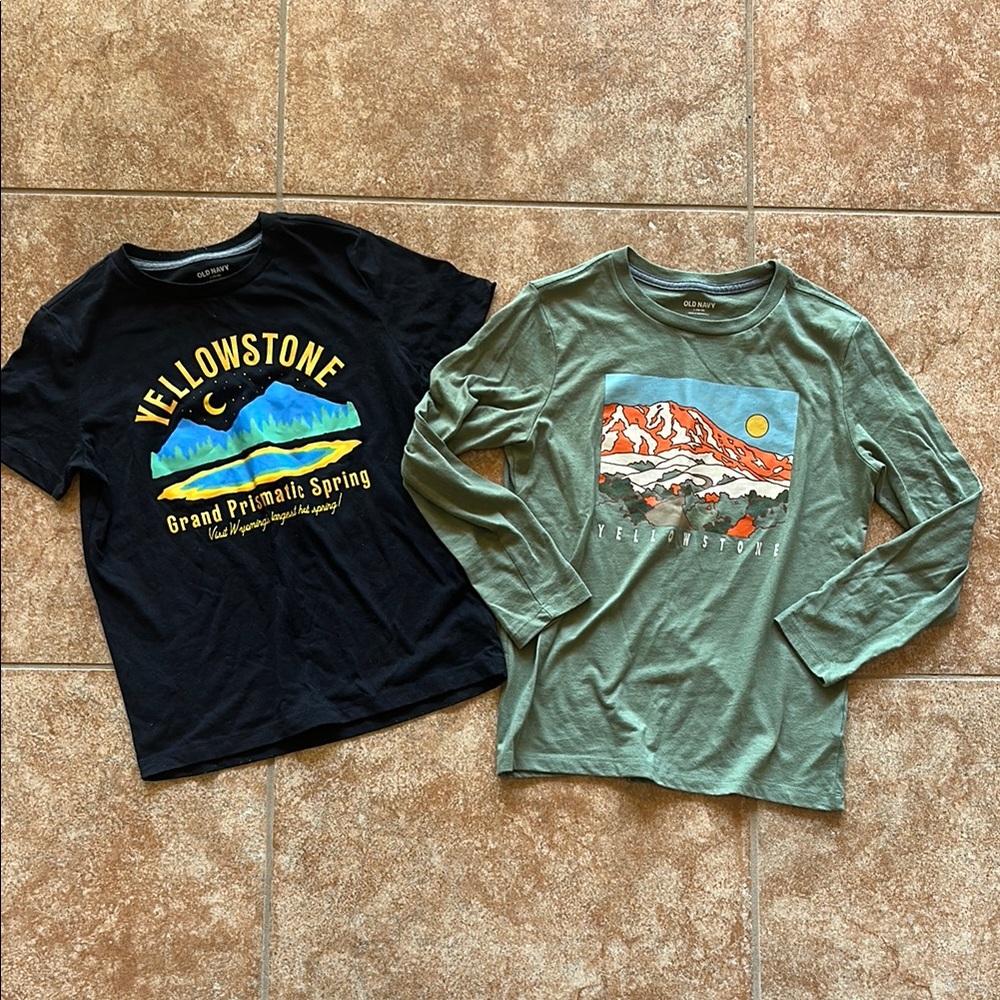 Kids Yellowstone Graphic Shirt Bundle - size large 10-12